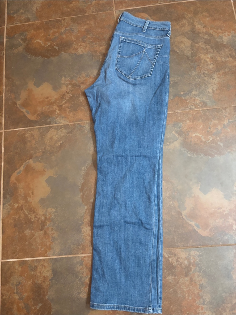 Ariat Women's Straight-Leg Blue Denim Jeans33r